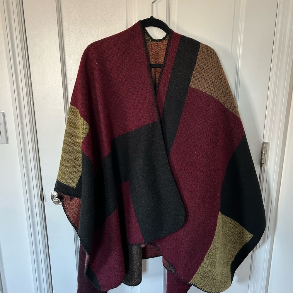 Express Multicolor Knit Wrap